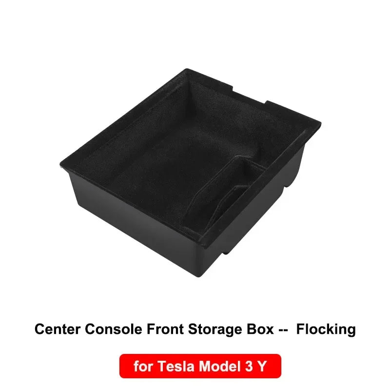 For Tesla Model Y/3 Center Armrest Console Organizer Hidden Car Storage Box Accessory Model 3/Y Car Storage Solution