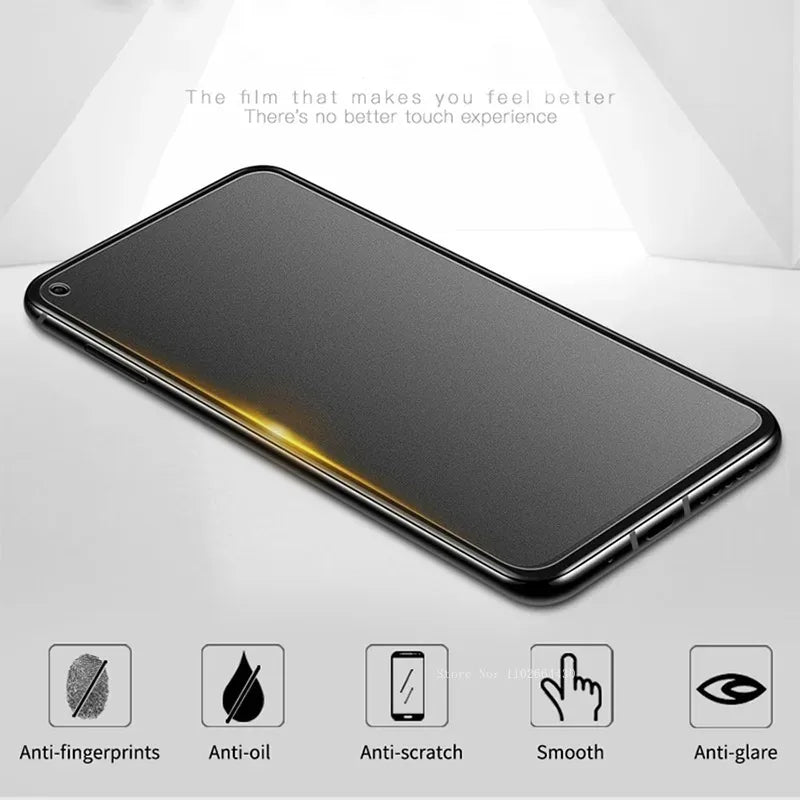 For Samsung Galaxy S25 S24 FE S23 S22 S21 S20 Plus Note 20 Matte Tempered Glass Screen Protector
