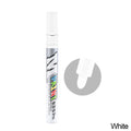 Car Paint Scratches Repair Brush Pen Waterproof Water Paint Marker Pen Car Tire Tread Care Automotive Black White Red Silver