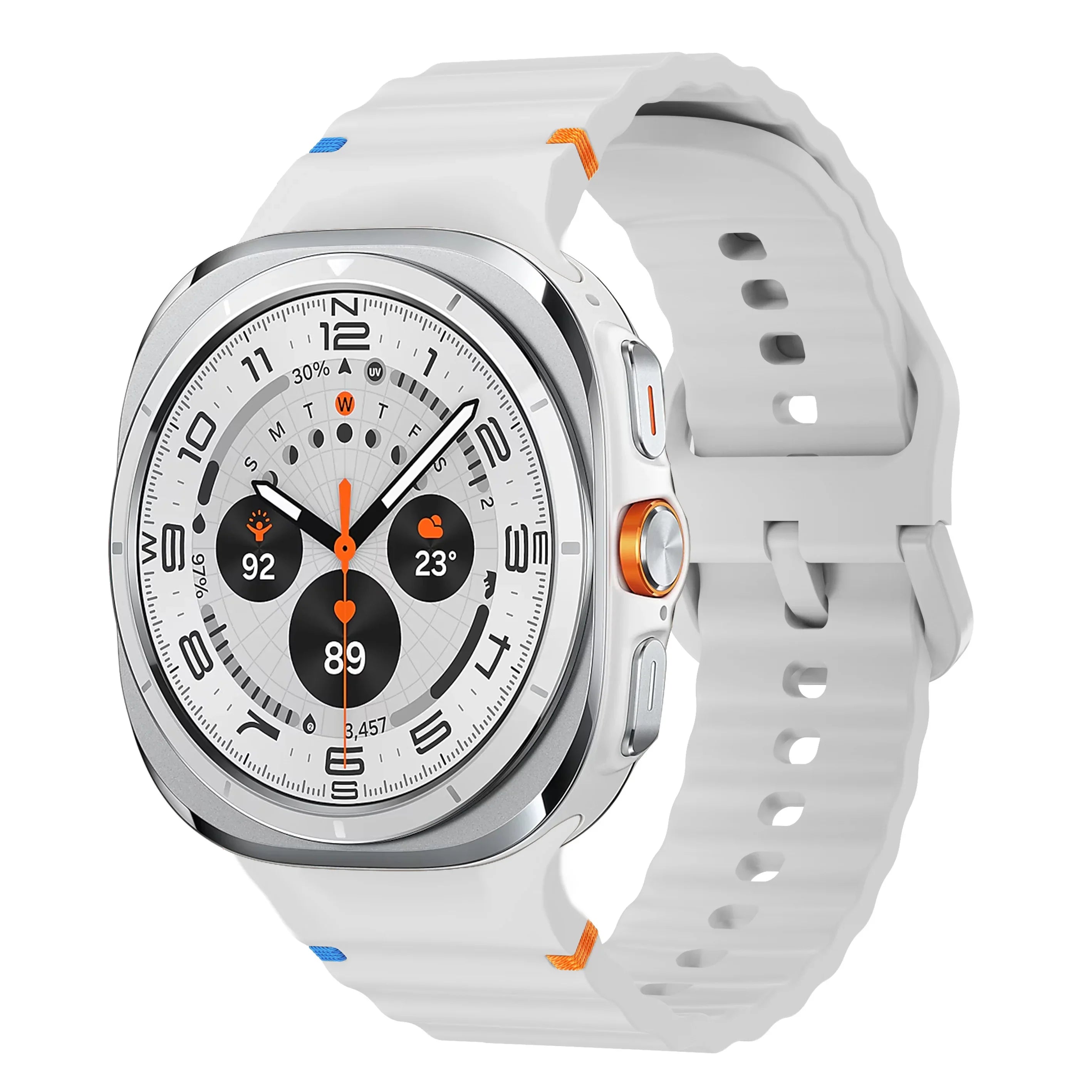 Silicone Band for Samsung Galaxy Watch ultra Strap 47mm Bracelet correa Galaxy Watch 7 6/6 Classic/5 pro/4 44mm 40mm 43mm 46mm
