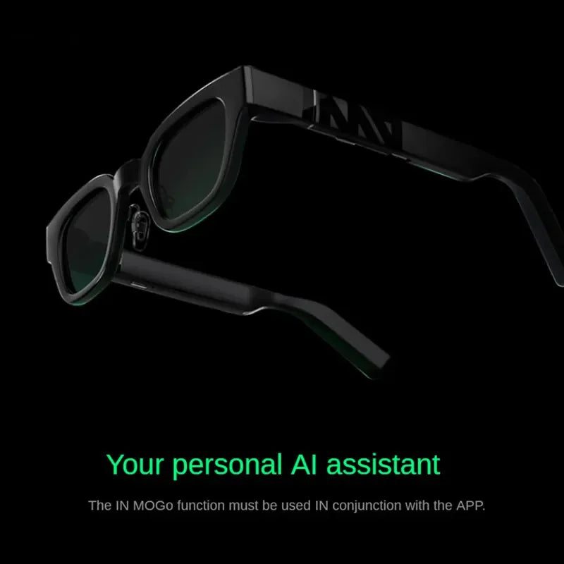 INMO Go Smart AR Glasses Wireless AI Assistant Glasses Music/Call/Translation/Teleprompter/Navigation/Bluetooth Audio In Stock