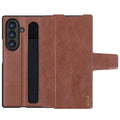 Nillkin For Samsung Galaxy Z Fold 7 5G Case Aoge Flip Leather Cases with S-Pen Holder Full Cover Protection