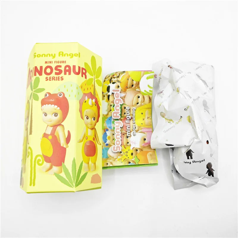 New Sonny Angel Dinosaur Series Cute Hippie Doll Hippers Children'S Toy Gift Harvest Trendy Car Mobile Phone Ornaments Dumplings