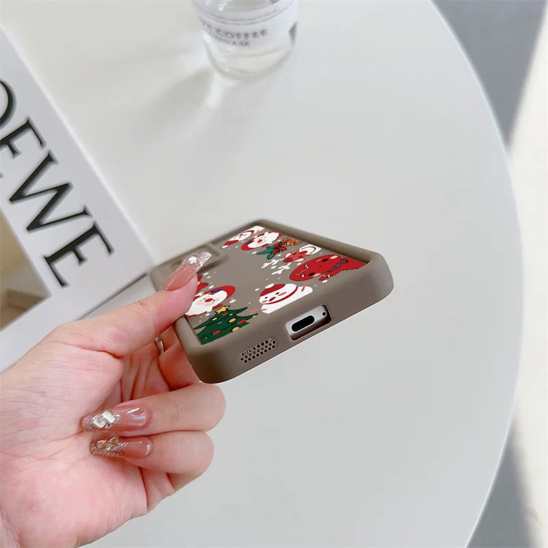 For Samsung Galaxy A56 A36 A26 A54 A16 A17 A15 A06 A07 A25 A55 A35 A14 A34 A24 A05 A05S A32 A52 A23 A53 A33 A04 Christmas Cases