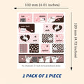 1PCS Cute Bear Pattern Cute Cat Pattern Laptop Partial Keyboard Skin Stickers