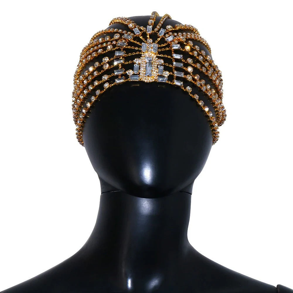 Crystal Hair Chain Headpiece Accessory