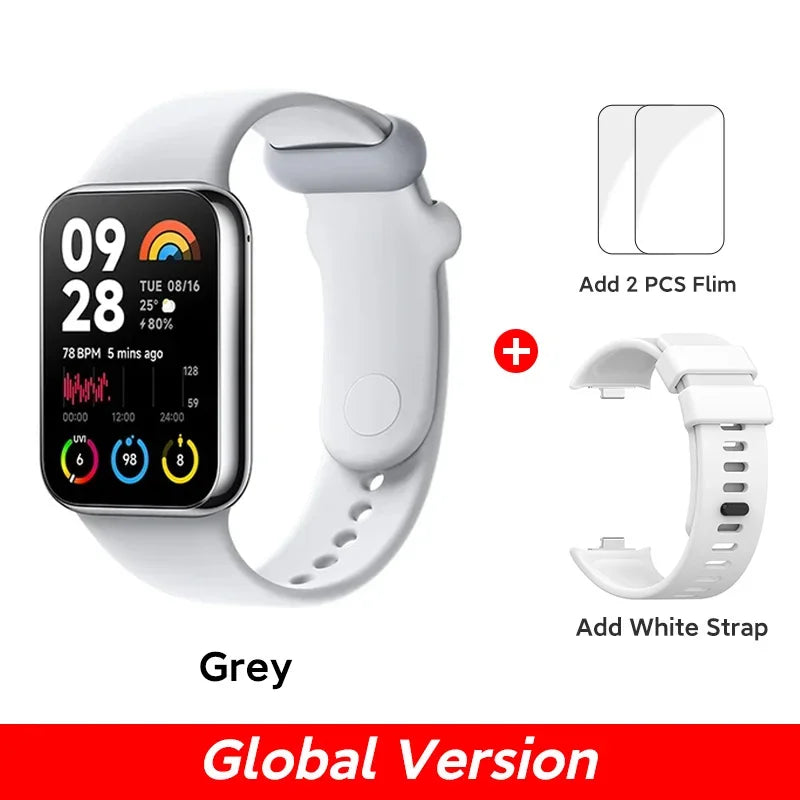 Xiaomi Mi Band 8 Pro Global Version Smart Wristband1.74" Color Square AMOLED GNSS Blood Oxygen Heart Rate Monitor Bluetooth 5.3