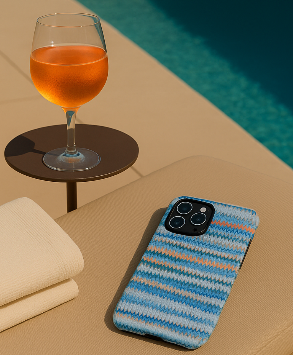 Blue Marbled Phone Cases iPhone 16 + Samsung + Apple + Google