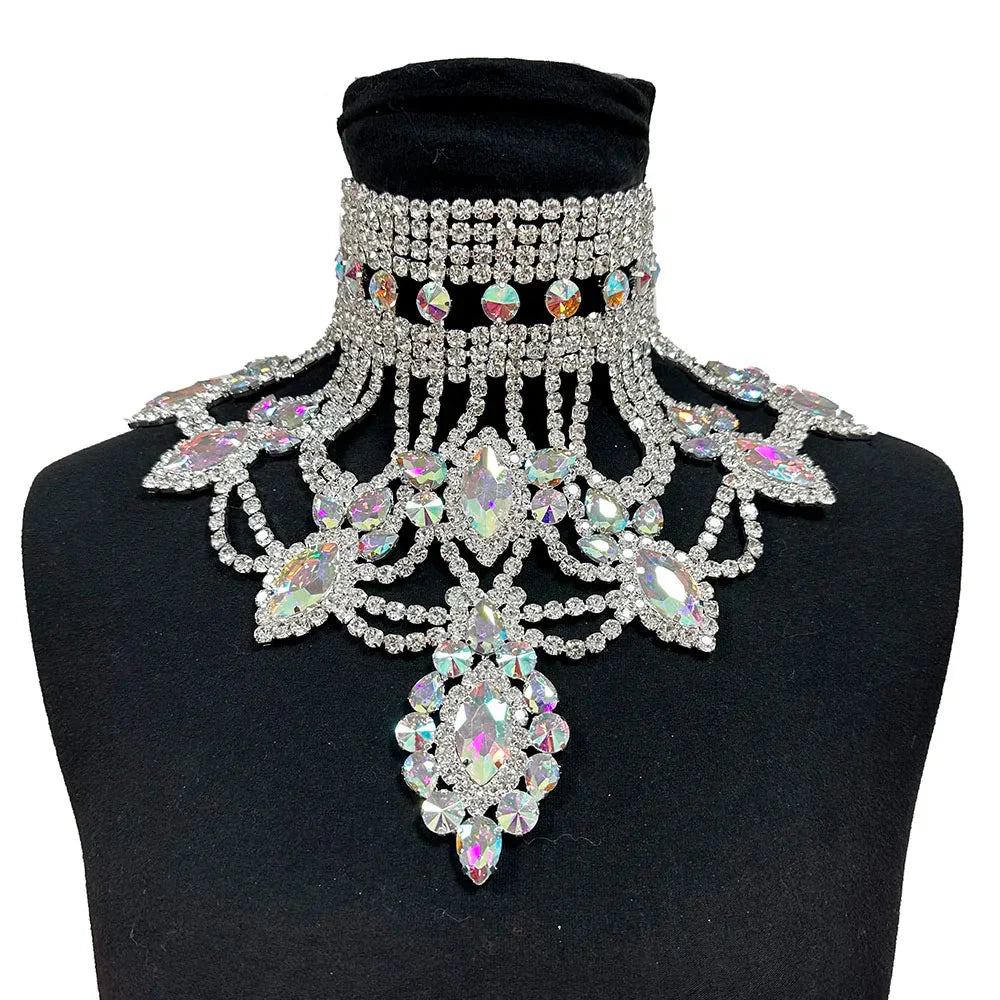 Rhinestone Pendant Necklace