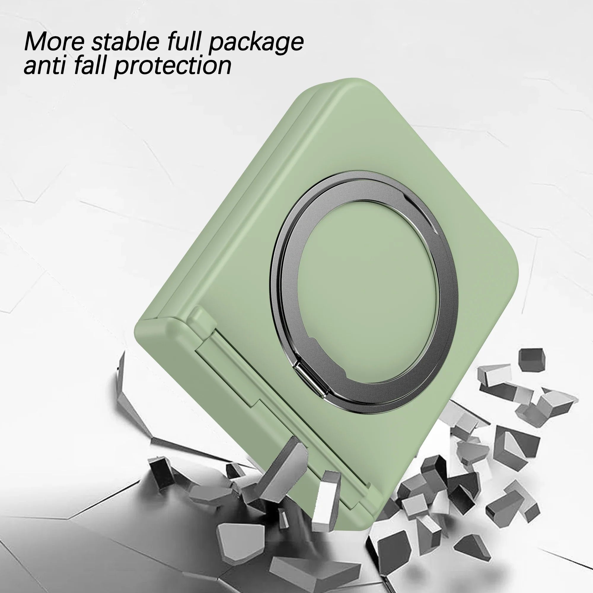 360° Rotating Holder Phone case For Samsung Galaxy Z Flip 5 6 Magsafe Wireless charge 360 Degree Ring Magnetic stand Phone Cover