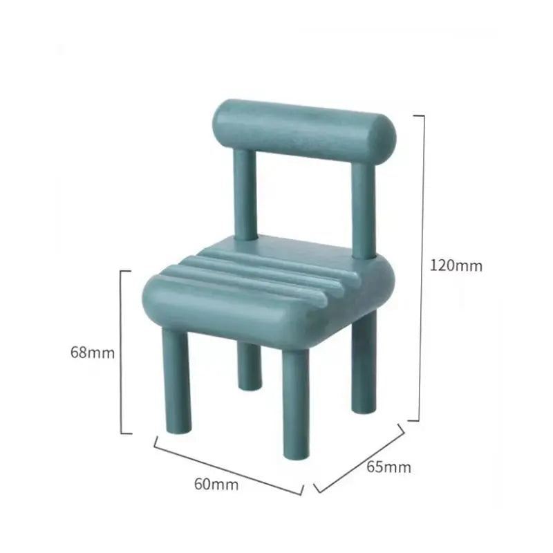 2pcs Cute Chair Mobile Phone Holder Adjustable Desktop Cell Phone Bracket Desktop Decor Lazy Bracket Catch up Bracket Wholesale