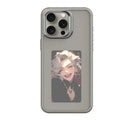 New-tech NFC Function Phone Case For Iphone 16 Pro Max DIY Cases E Ink Screen Phone Cover Cartoon Girl Fundas Battery Free