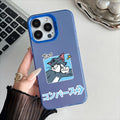 Miniso Tom And Jerry Phone Case For iPhone 16 15 14 13 12 11 Pro Max Independent Metal Button Electroplating Mobile