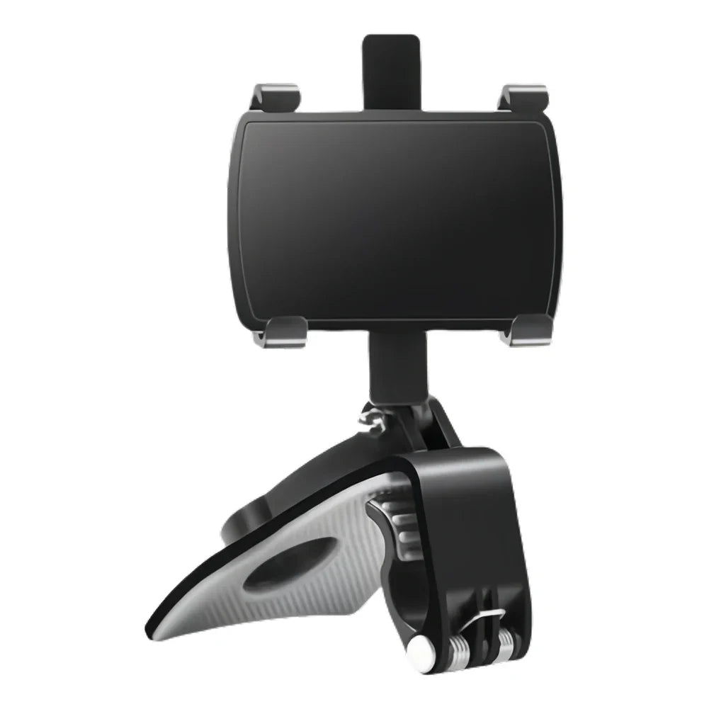 Car Phone Holder 360 Degree Rotating Multi-function Instrument Cluster Phone Holder Foldable Rearview Mirror Navigation Bracket