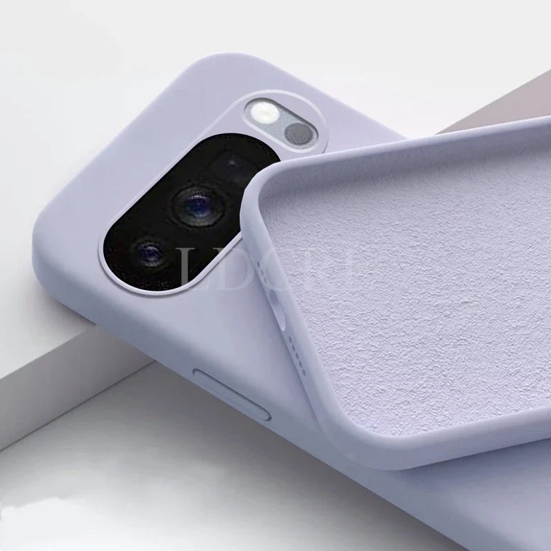 Liquid Silicone Plain Cover For Google Pixel 10 Pro Case Pixel 10 Pro Cover TPU Rubber Phone Protect Case Pixel 10 Pro X6 Cover