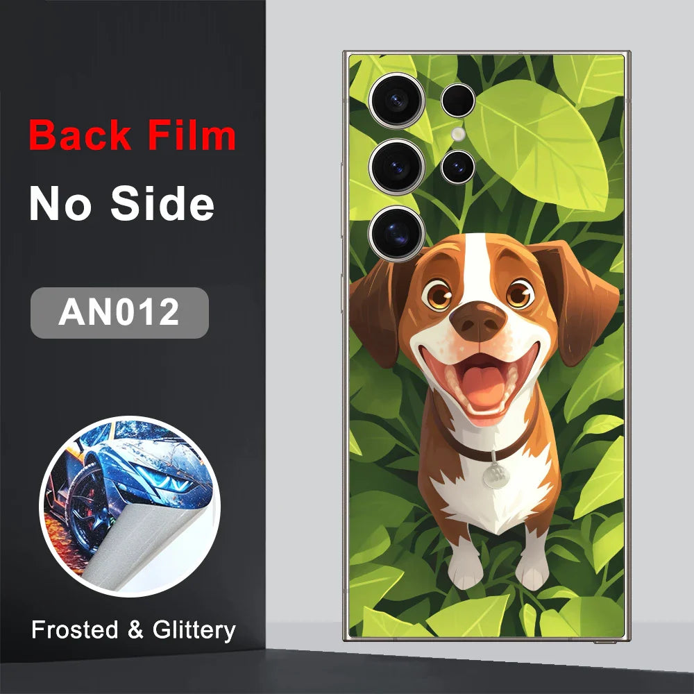 CASEKiTTY Skin Sticker For Galaxy S24 Ultra Back Film Samsung S23 FE S22 S21 Plus Protective Decal Wrap Back Screen Protector