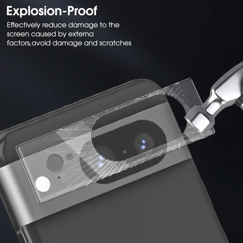 Camera Lens Film For Google Pixel 8 Pro 8Pro Pixel8 3D Curved Tempered Glass Back Lens Protector For Google Pixel 8 Pro Pixel 8