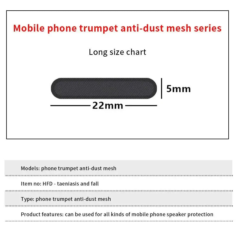 Mobile Phone Speaker Dustproof Net Earpiece Dustproof Sticker Universal Android Mobile Phone Speaker Dustproof Net