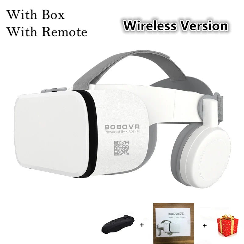 Bobo VR Bobovr Z6 Virtual Reality Glasses Bluetooth Headset 3D Viar Devices Helmet Lenses Goggle For Smartphone Phone Smart Game