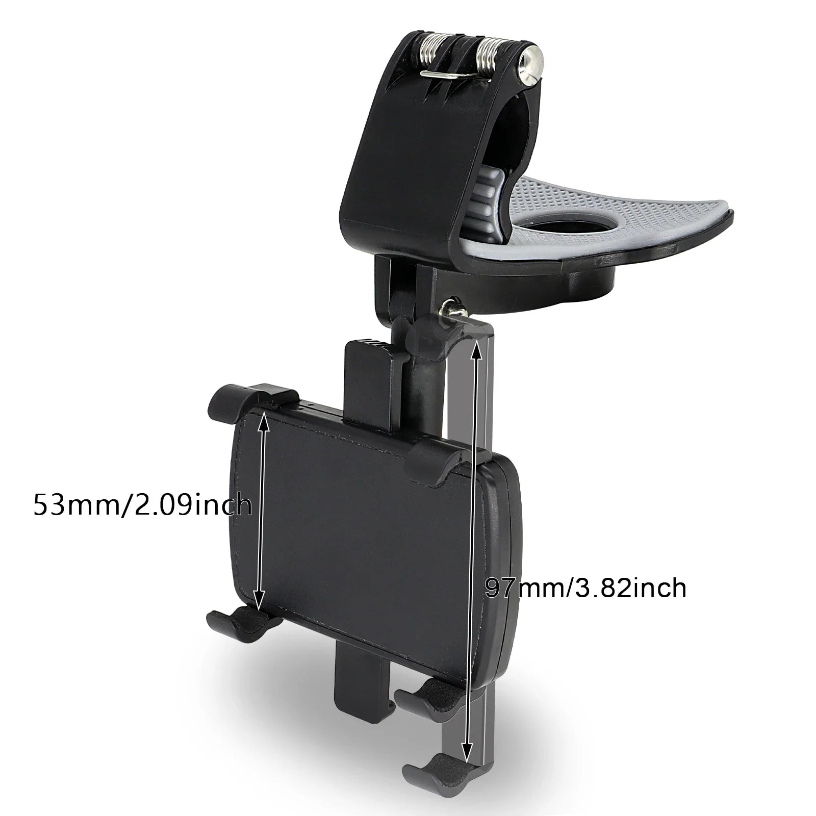 Mobile Phone Holder Dashboard Car Mount Dash 360° Rotation Stand Cradle Panel Multi-Functional Universal GPS Bracket Holder Clip