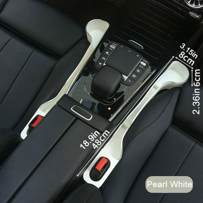 2 Pack Car Front and Rear Seat Gap Cup Holders Multifunctional Car Organizer Box for Car Organizing Storing Interior Accessories
