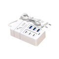 6 Port PD USB Charger QC 3.0 Fast Charging Type C Wall Charger for Xiaomi Samsung iPad Mobile Phone Charger Travel Power Adapter