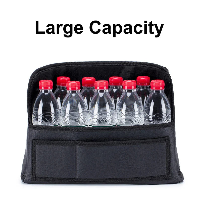 Leather Car Handbag Holders Car Organizers and Storage Front Seats Gap Car Seats Gap Filler Organizer Storage Bag for Car Seats