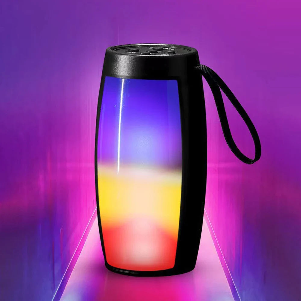 Portable Bluetooth Speakers LED Lights Loudspeaker Outdoor SupportsTF Car Audio Gift Wireless Sound Box