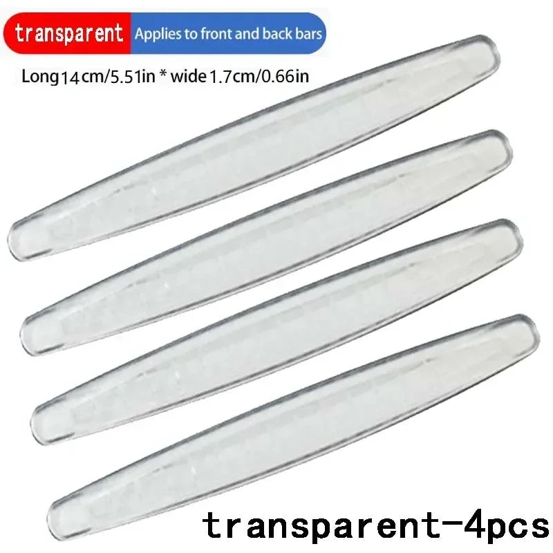 New 4-6 PCS Car Anti-collision Protection Decoration Strip Universal Front Rear Bumper Corner Protector Guard Car Accessories