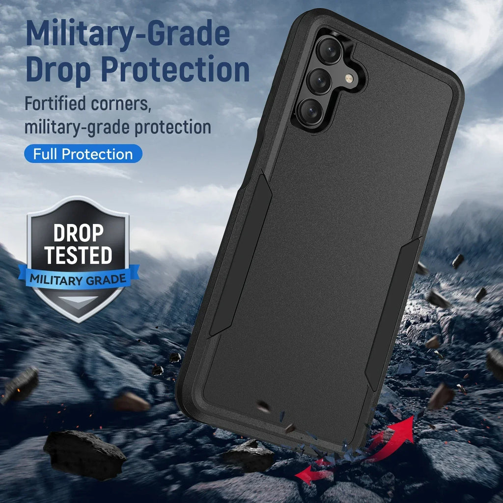 Hard Strong Fashion Armor Case for Samsung Galaxy A56 A36 A16 5G A54 A14 A55 A35 A53 A15 S24 S23 S25 Edge Ultra S22 Plus S21 FE