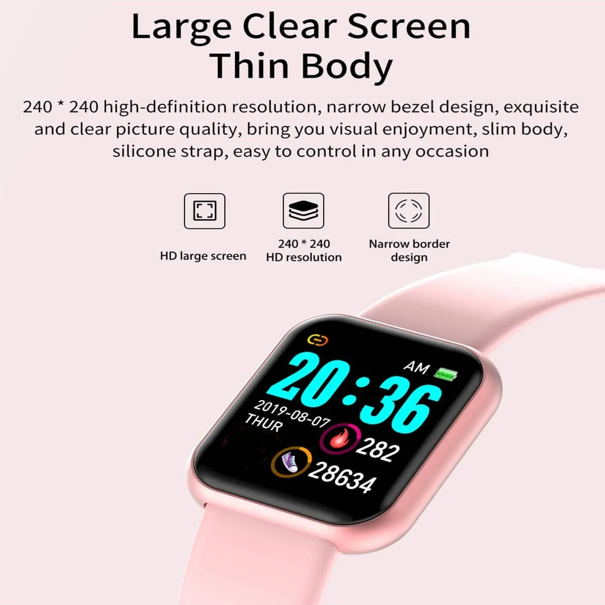 Multi-color Smart Watch For Children Boy Girl Fashion LED Digital Wrist Watches Silicone Strap Sport Watch Men Women Bracelet