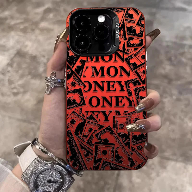 Phone Case For iPhone 11 12 13 14 15 ProMax 7 8 14 15Plus X XR XSMAX Retro n ticket anti-slip protective shell