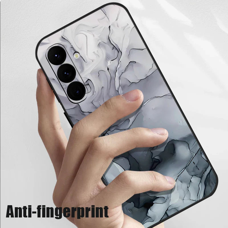 Colorful Marble Case For Samsung Galaxy S24 S23 S22 Ultra S21 S20 FE A16 A15 A25 A34 A35 A55 A52 A53 A54 5G S25 Lanyard Cover