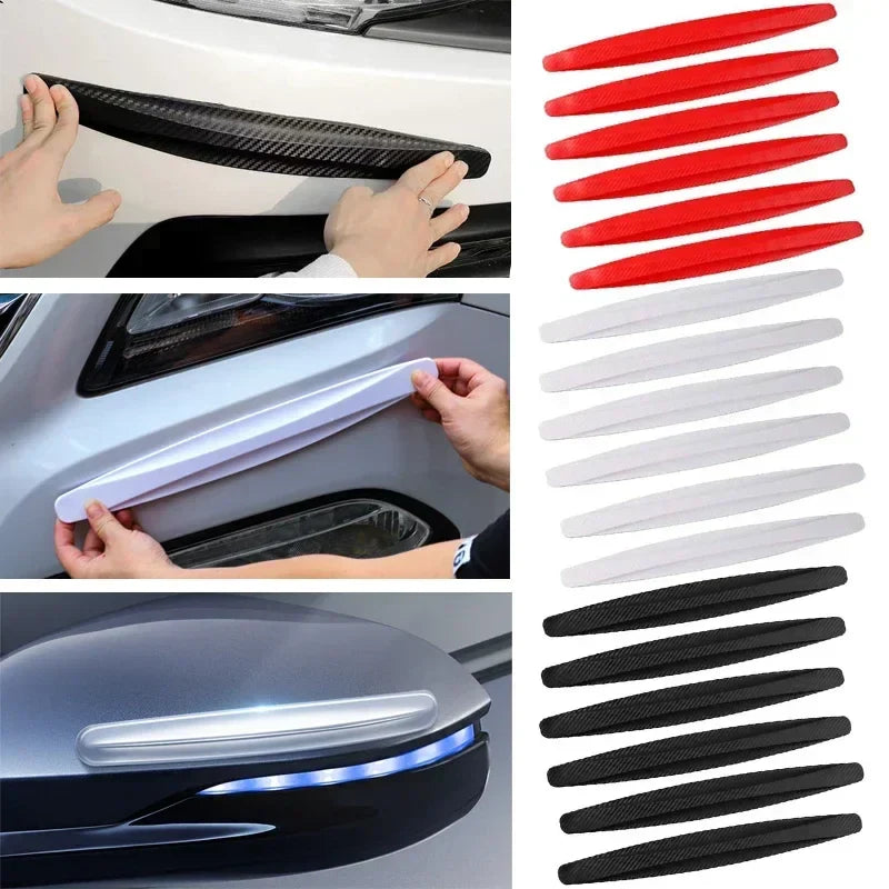 New 4-6 PCS Car Anti-collision Protection Decoration Strip Universal Front Rear Bumper Corner Protector Guard Car Accessories