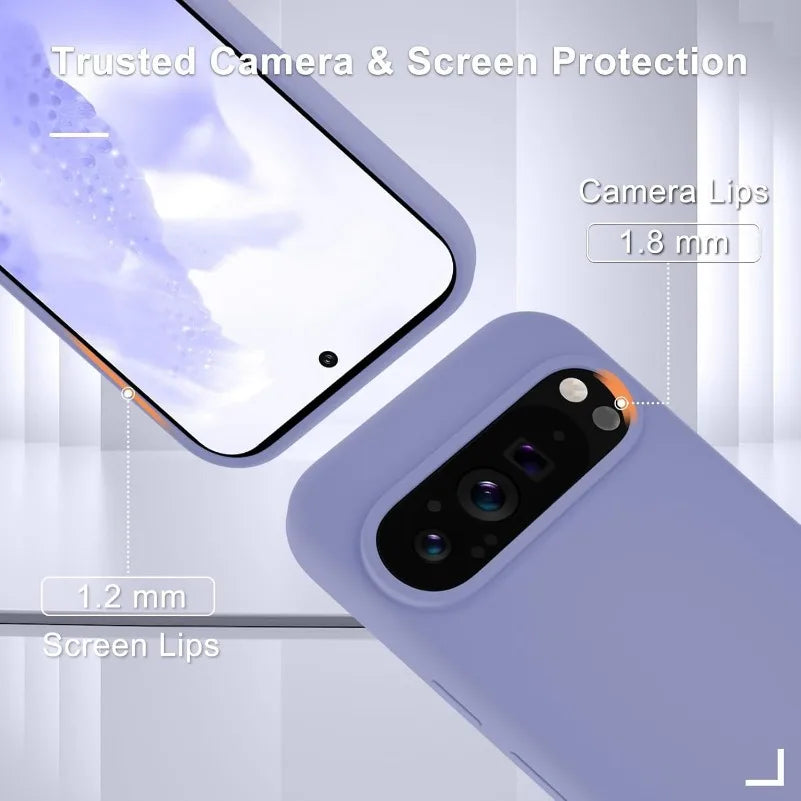 Fashion Liquid Silicone Case for Google Pixel 9 Pro XL 8A 7A 6A 5A Soft Skin Feeling TPU Cover for Google 9A 6 7 8 9 Pro 8Pro