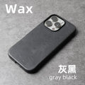 YMW Scratc Crazy Horse Genuine Leather Case for iPhone 16 15 Pro Max Plus 14 13 mini Magnetic PULL-UP Cowhide Phone Cover