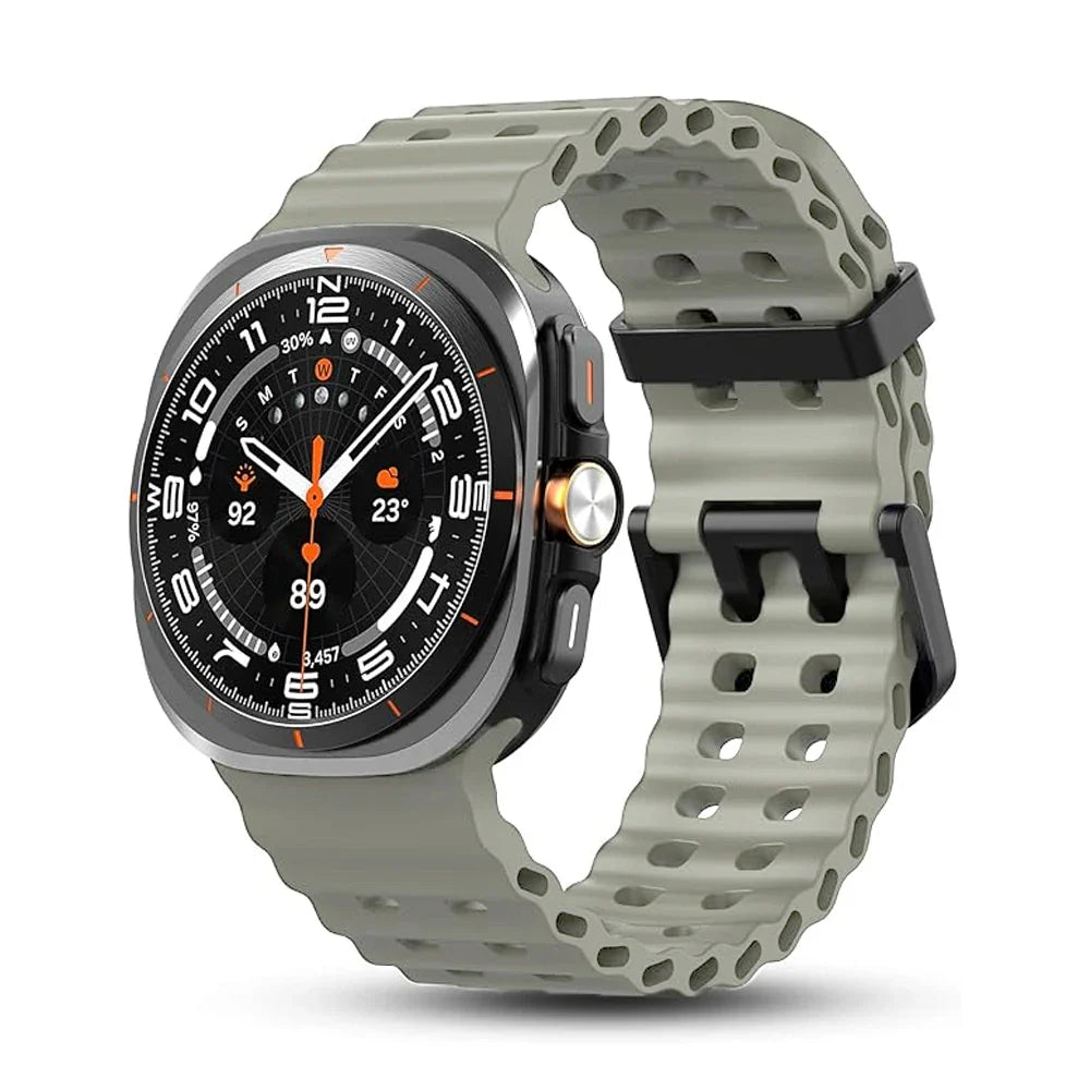 Original Strap for Samsung Galaxy watch Ultra 47mm accessories Marine Silicone Sport Bracelet Correa Galaxy watch 7 Ultra Band