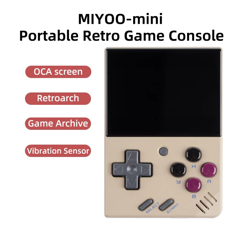 MIYOO MINI V4 Portable Retro Handheld Game Console 2.8''Inch IPS Screen Video Game Consoles Linux System Classic Gaming Emulator
