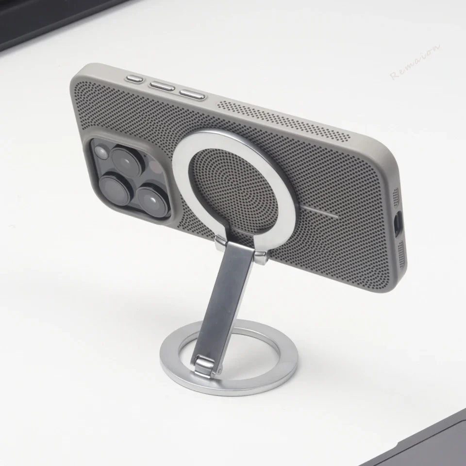 Cute Magnetic Heat Dissipation Phone Case for iPhone 14 15 16 Plus 11 12 13 16 Pro Max Matte Magsafe Charging Shockproof Cover