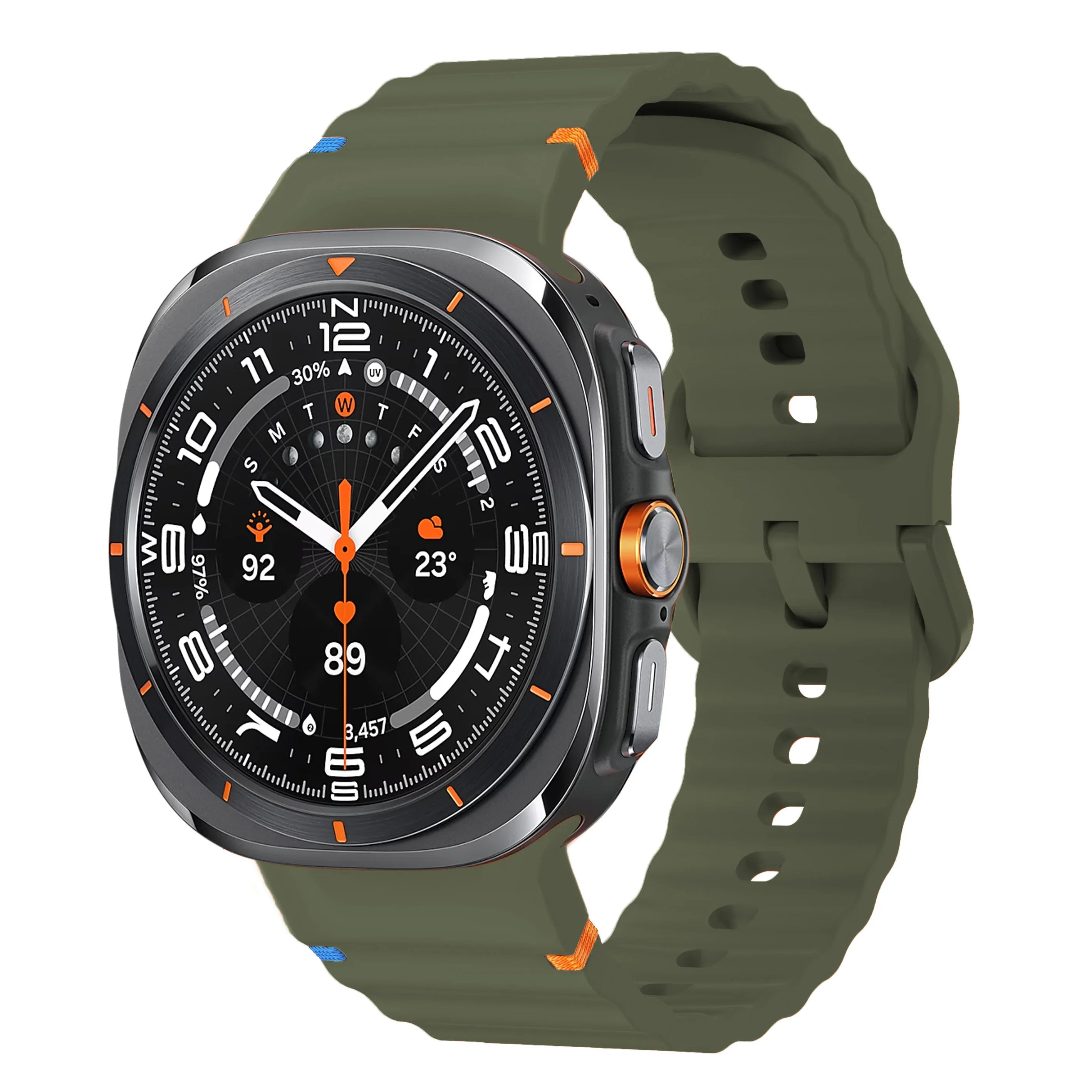 Silicone Band for Samsung Galaxy Watch ultra Strap 47mm Bracelet correa Galaxy Watch 7 6/6 Classic/5 pro/4 44mm 40mm 43mm 46mm