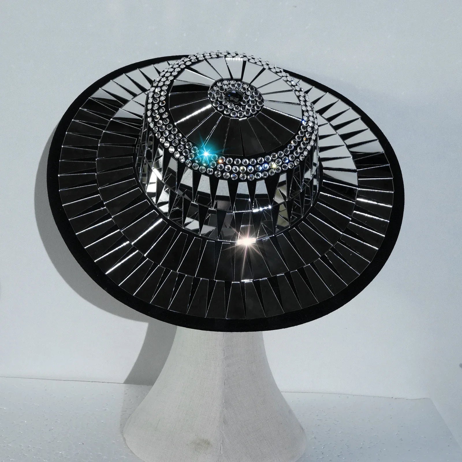 Jazz Mirrored Drag Queen Showgirl Hat