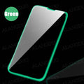 Luminous Tempered Glass For iPhone 13 Pro Max Screen Protector Glowing Protective Glass For iPhone 15 16 Pro Max 13 Mini Glass
