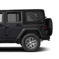 Flag Rear Window Jeep Graphic