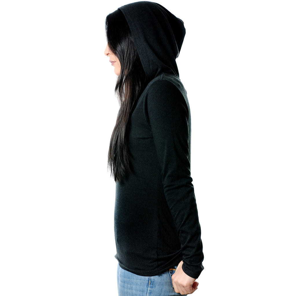 How About No Tapered Long Sleeve Hoodie