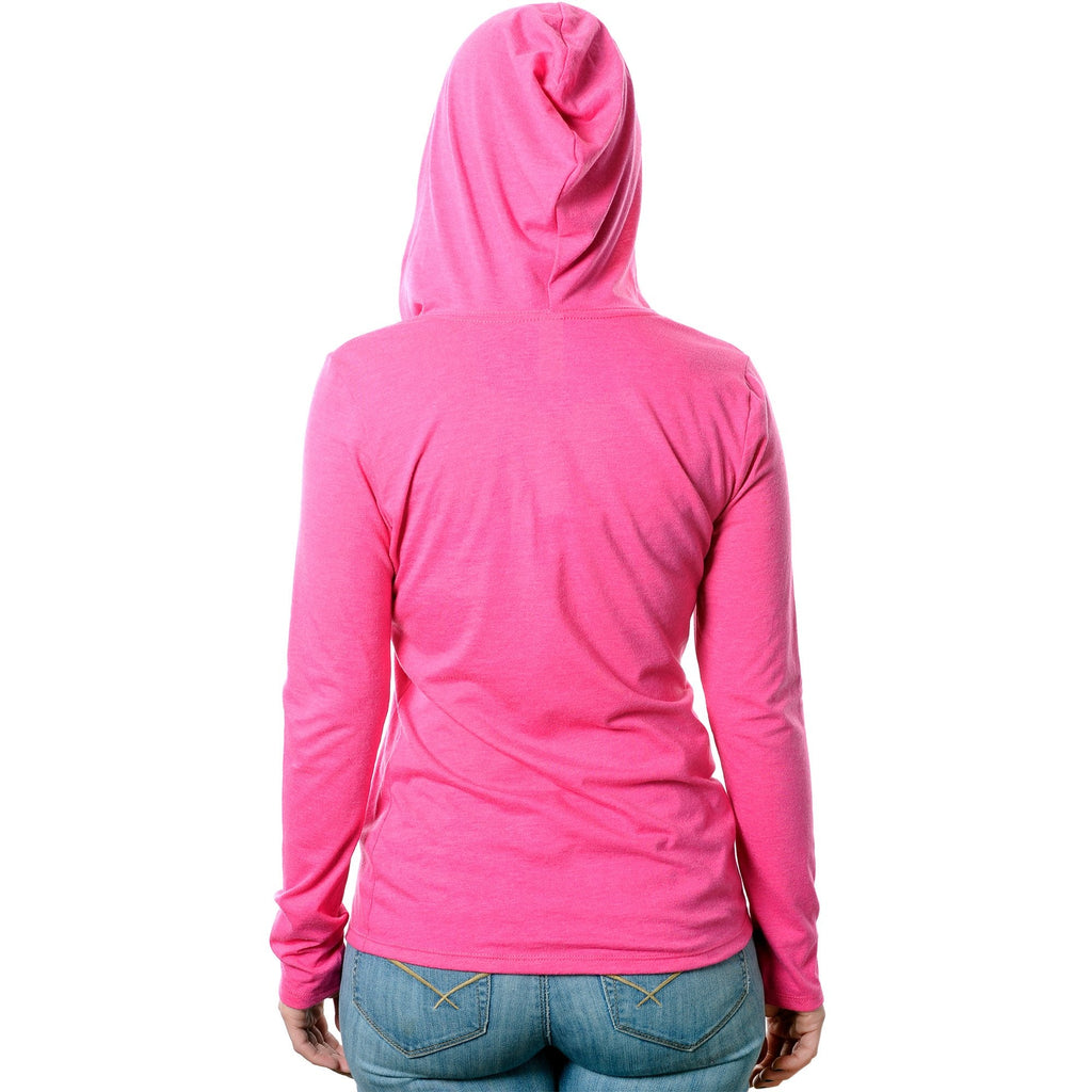 Peace Love & Piercings Black Tapered Long Sleeve Hoodie