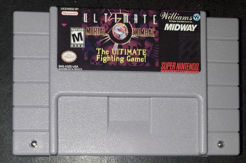 Ultimate Mortal Kombat 3 SNES Video Game Cartridge Super Nintendo