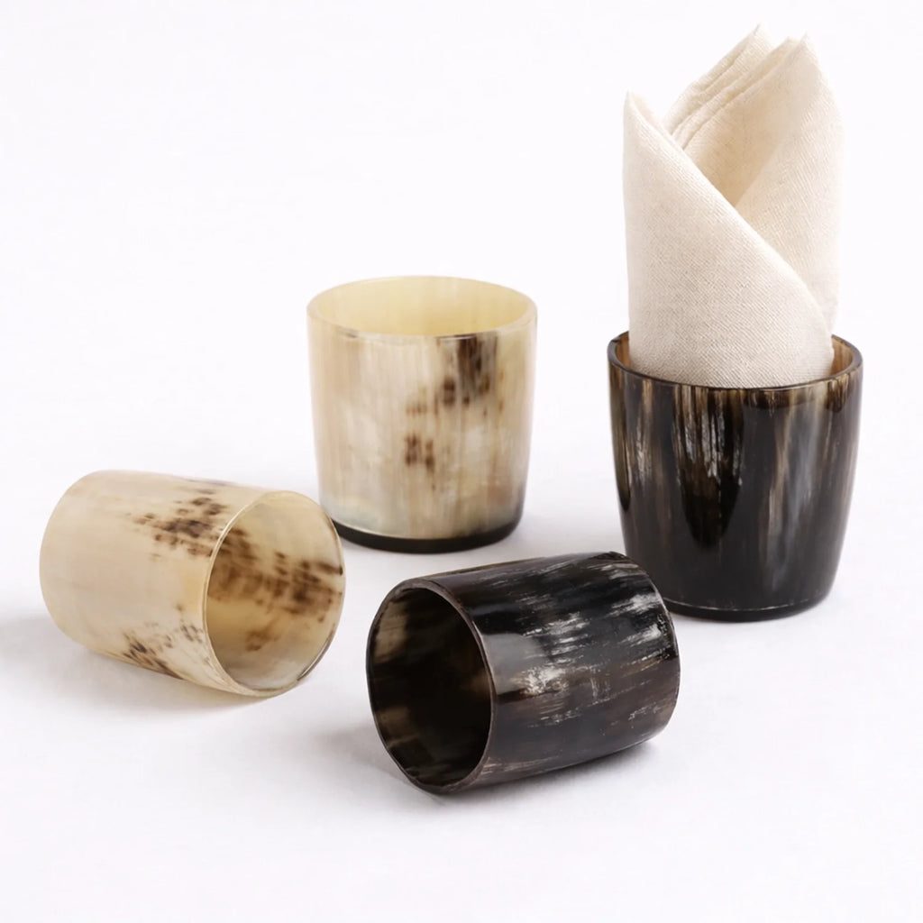Buffalo Horn Whiskey Shot Glasses 6.5 oz - (Pack of 12)