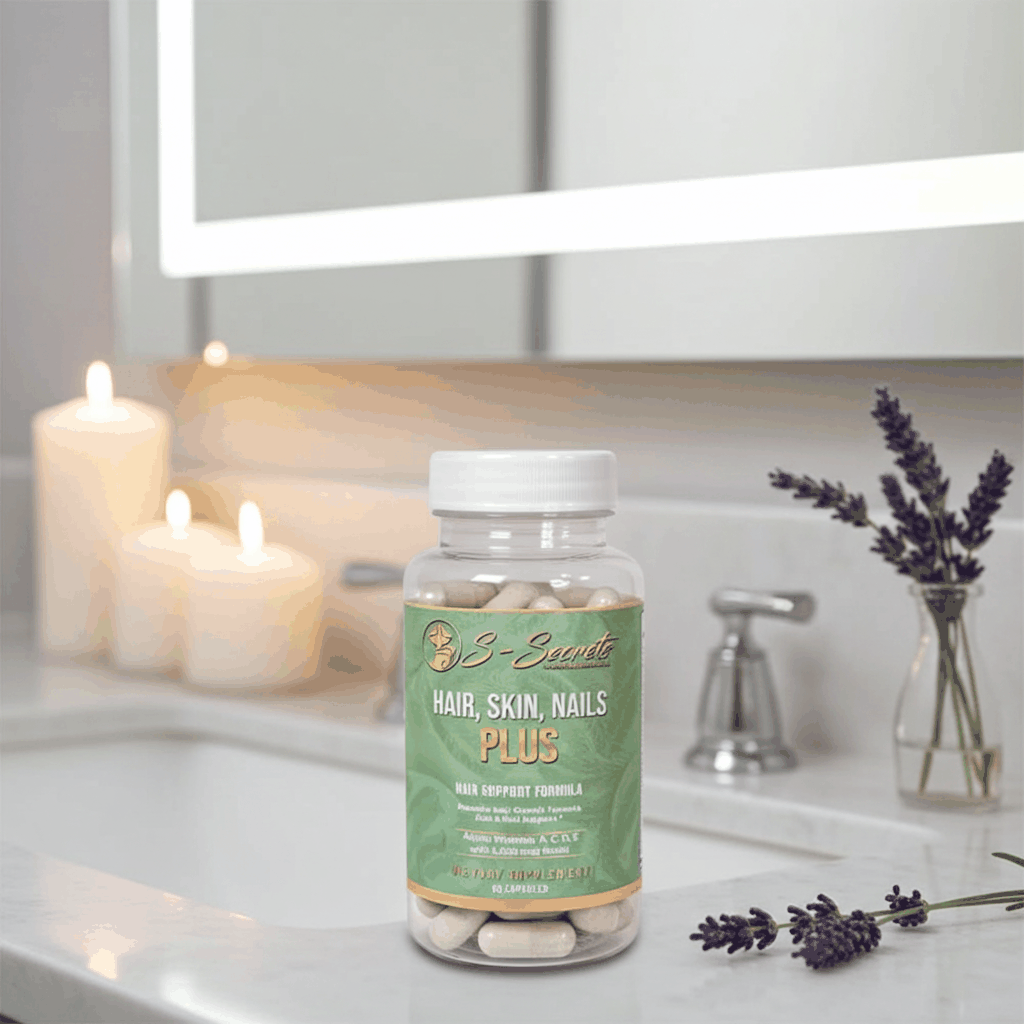 Biotin for Hair Skin Nails - Extra Strength 5000mcg Supplement with Vitamins A, C, D, E & Zinc