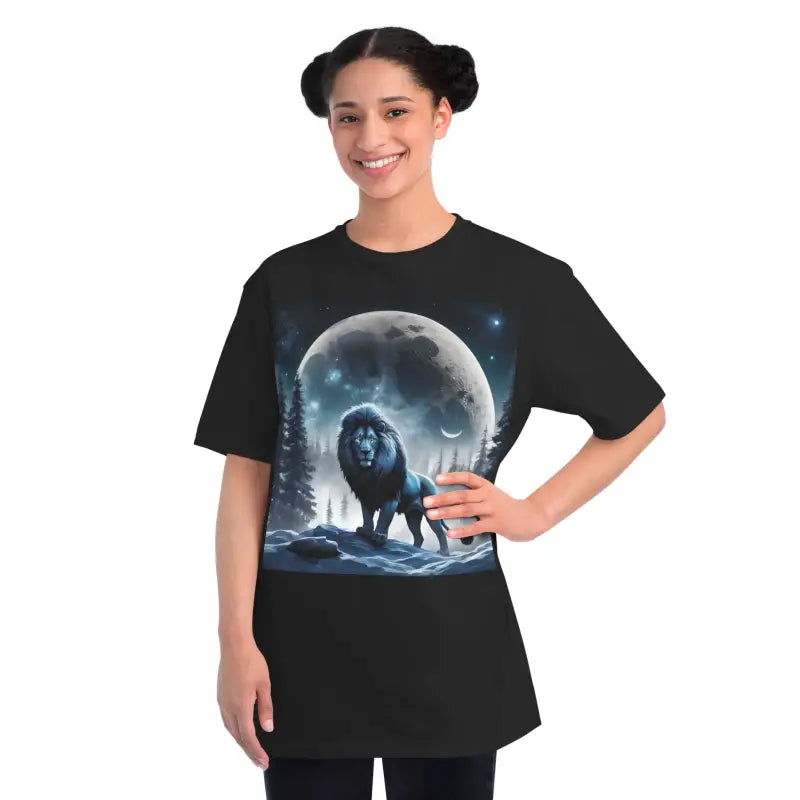 Lion Forest Classic T-Shirt - Moonlight Design - DipaliZ