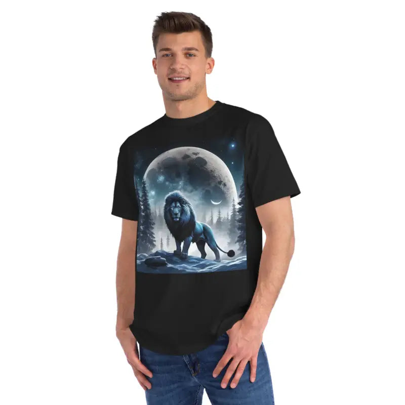 Lion Forest Classic T-Shirt - Moonlight Design - DipaliZ